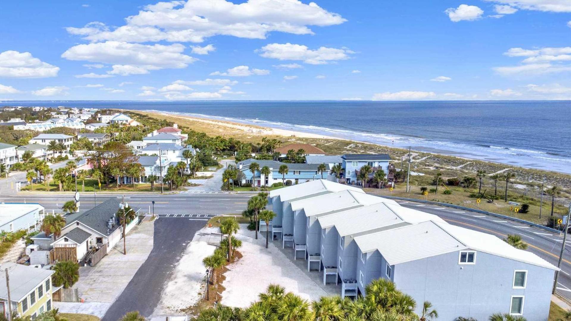 Beach Point Villas Unit E Tybee Island Bagian luar foto